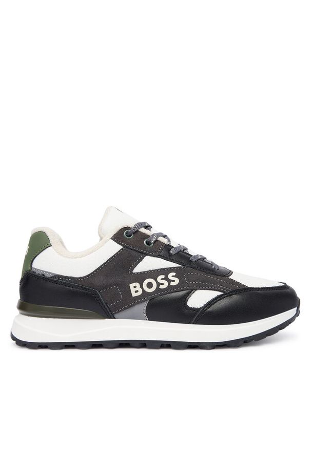 Sneakersy BOSS. Kolor: czarny