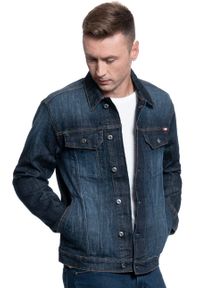 Mustang - KURTKA MĘSKA MUSTANG Dallas DENIM BLUE 1009189 5000 882. Materiał: denim #9