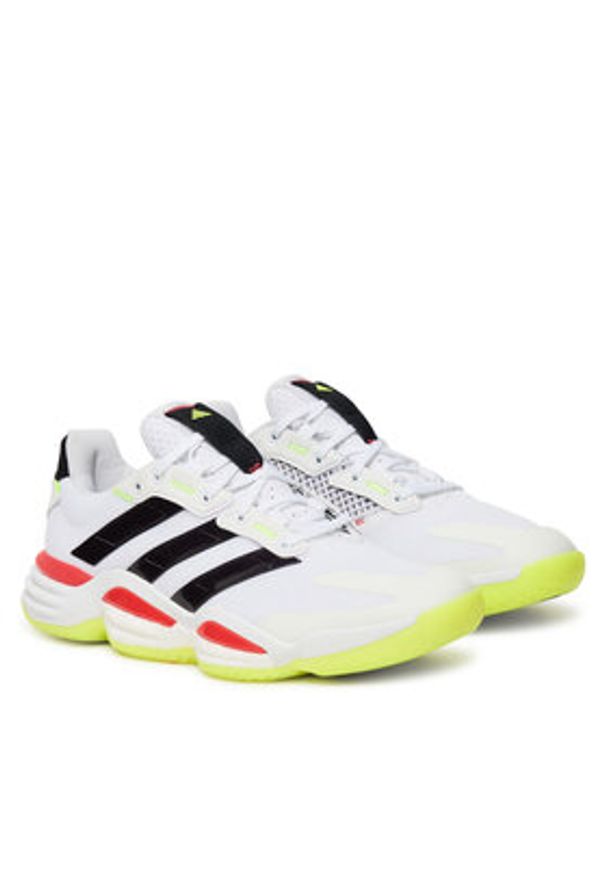 Adidas - adidas Buty halowe Stabil 16 Indoor JP7273 Biały. Kolor: biały. Materiał: materiał