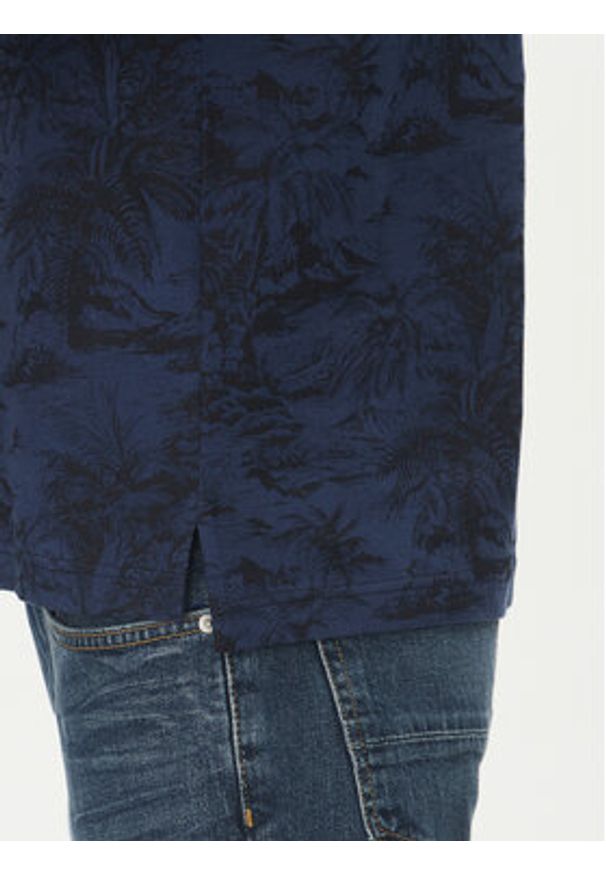TOMMY HILFIGER - Tommy Hilfiger Polo MW0MW38475 Granatowy Regular Fit. Typ kołnierza: polo. Kolor: niebieski. Materiał: bawełna