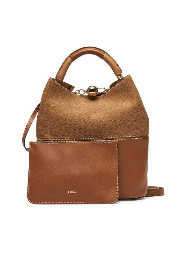 Torebka Furla. Kolor: brązowy