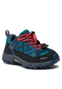 Salewa Trekkingi Jr Wildfire Wp 64009-8641 Niebieski. Kolor: niebieski. Materiał: materiał. Sport: turystyka piesza