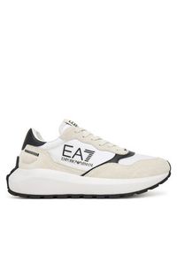 EA7 Emporio Armani Sneakersy 7X000341 AF18616 MZ021 Biały. Kolor: biały. Materiał: skóra, zamsz #2
