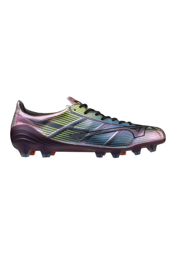 Buty piłkarskie Mizuno Alpha Japan II FG. Kolor: czarny. Materiał: tkanina, materiał, syntetyk. Sport: piłka nożna