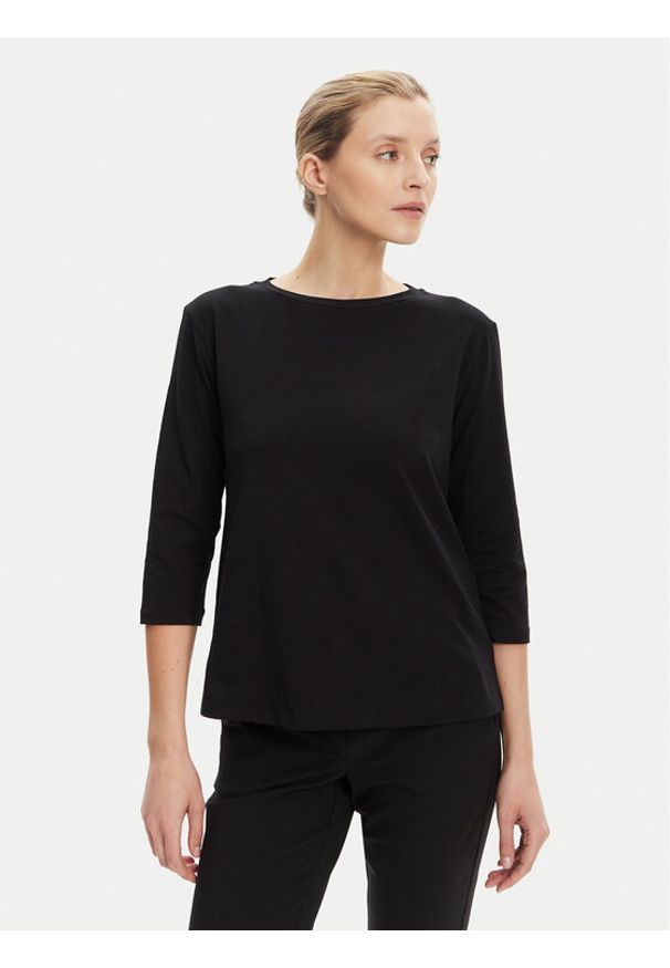 Weekend Max Mara Bluzka Multia 2525946031 Czarny Regular Fit. Kolor: czarny. Materiał: bawełna