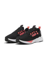 Puma - Buty do biegania unisex Retaliate 3 PUMA Black White Sunset Glow Pink. Kolor: biały, czarny, różowy, wielokolorowy