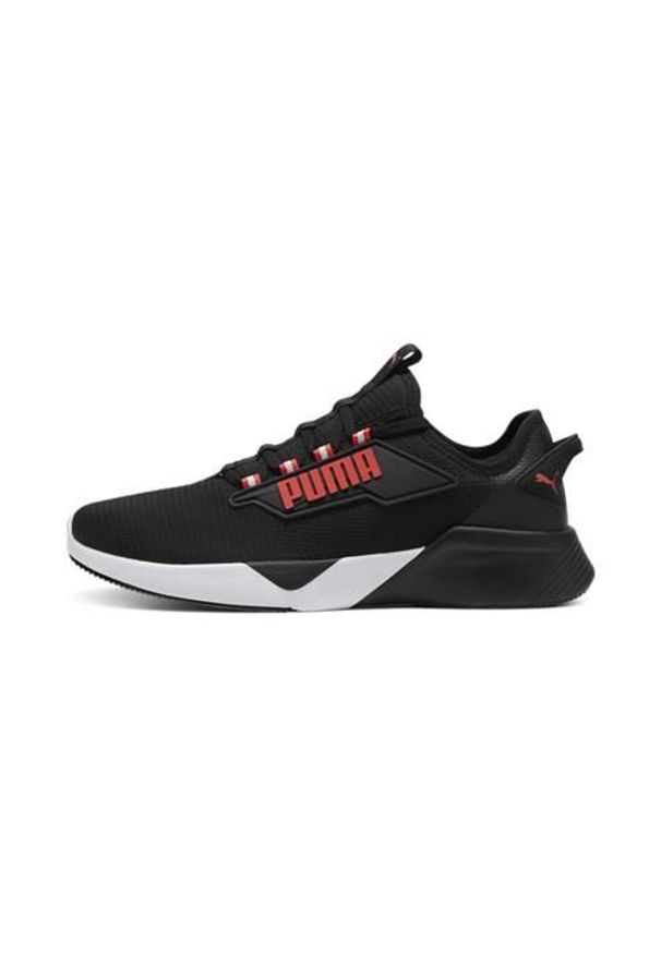 Buty do biegania męskie Puma Retaliate 2. Kolor: czarny. Materiał: materiał, syntetyk. Szerokość cholewki: normalna. Sport: bieganie