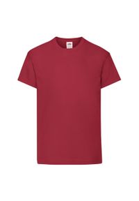 FRUIT OF THE LOOM - Oryginalna Koszulka Dla Dzieci. Kolor: czerwony. Sport: turystyka piesza #1