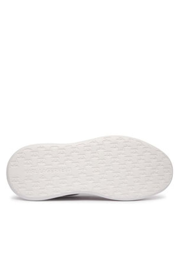 Karl Lagerfeld - KARL LAGERFELD Sneakersy Kore KL66525 Biały. Kolor: biały. Materiał: skóra