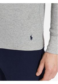 Polo Ralph Lauren Longsleeve 714899615003 Szary Regular Fit. Typ kołnierza: polo. Kolor: szary. Materiał: bawełna. Długość rękawa: długi rękaw