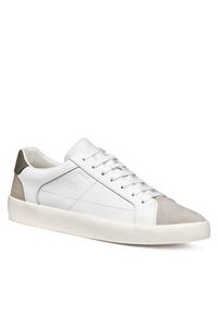 Geox Sneakersy U Affile U55BUA 09B22 C1ZA3 Biały. Kolor: biały. Materiał: skóra