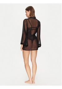 Hunkemöller Szlafrok Maxime 301490 Czarny. Kolor: czarny. Materiał: syntetyk #4