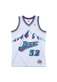 Mitchell & Ness - Koszulka Nba Utah Jazz Karl Malone. Kolor: fioletowy, wielokolorowy, biały. Sport: koszykówka #1