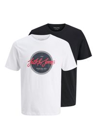 Jack & Jones - Jack&Jones Komplet 2 t-shirtów Urban 12288319 Kolorowy Regular Fit. Materiał: bawełna. Wzór: kolorowy