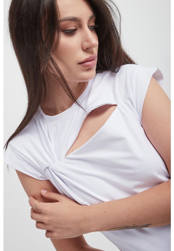 Pinko - T-shirt damski Tropici PINKO