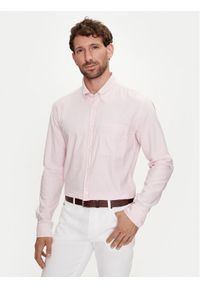 BOSS - Boss Koszula S-Roan-Bd-E-1P-C-242 50515142 Różowy Slim Fit. Kolor: różowy. Materiał: bawełna