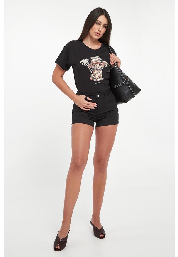 Liu Jo - Szorty jeansowe damskie LIU JO. Materiał: jeans