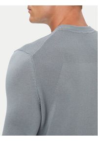 BOSS Sweter KN_Momentum 50558351 Szary Regular Fit. Kolor: szary. Materiał: syntetyk #5