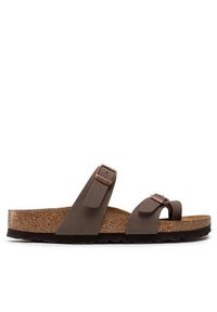 Birkenstock Japonki Mayari 0071063 Brązowy. Kolor: brązowy. Materiał: skóra #7