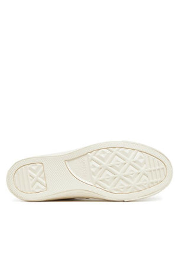 Converse Trampki Chuck Taylor All Star Gold A12760C Beżowy. Kolor: beżowy. Materiał: skóra
