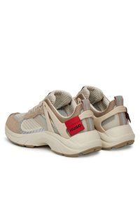 Hugo - HUGO Sneakersy GO2 50536259 Beżowy. Kolor: beżowy. Materiał: skóra, zamsz