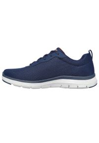 skechers - Buty do chodzenia męskie Skechers Flex Advantage 4.0. Zapięcie: sznurówki. Materiał: kauczuk, tkanina, syntetyk. Szerokość cholewki: normalna. Sport: turystyka piesza