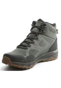 Buty trekkingowe męskie Karrimor Spiral Mid. Kolor: zielony. Materiał: guma, syntetyk, materiał. Styl: sportowy. Sport: turystyka piesza