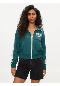 Tommy Jeans Bluza Varsity DW0DW17783 Zielony Regular Fit. Kolor: zielony. Materiał: syntetyk #1