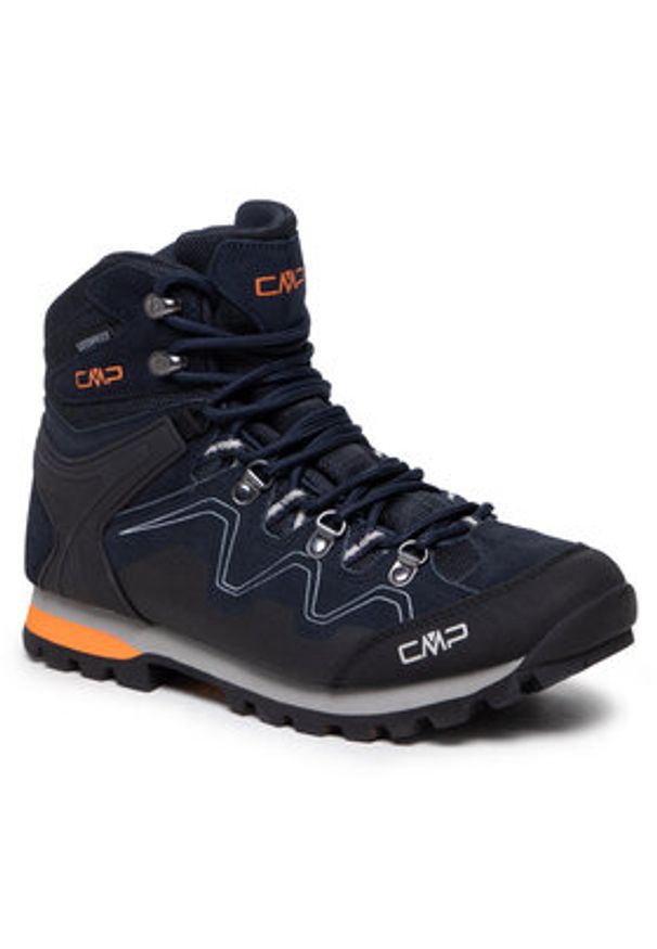 CMP Trekkingi Athunis Mid Wp 31Q4977 Granatowy. Kolor: niebieski. Materiał: skóra, zamsz. Sport: turystyka piesza