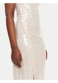 ROTATE Sukienka wieczorowa 113738800 Écru Slim Fit. Materiał: syntetyk. Styl: wizytowy #3