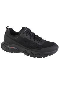 skechers - Buty do chodzenia męskie Skechers Arch Fit Baxter Pendroy. Zapięcie: sznurówki. Kolor: czarny. Materiał: guma, materiał, tkanina, syntetyk. Szerokość cholewki: normalna. Sport: turystyka piesza