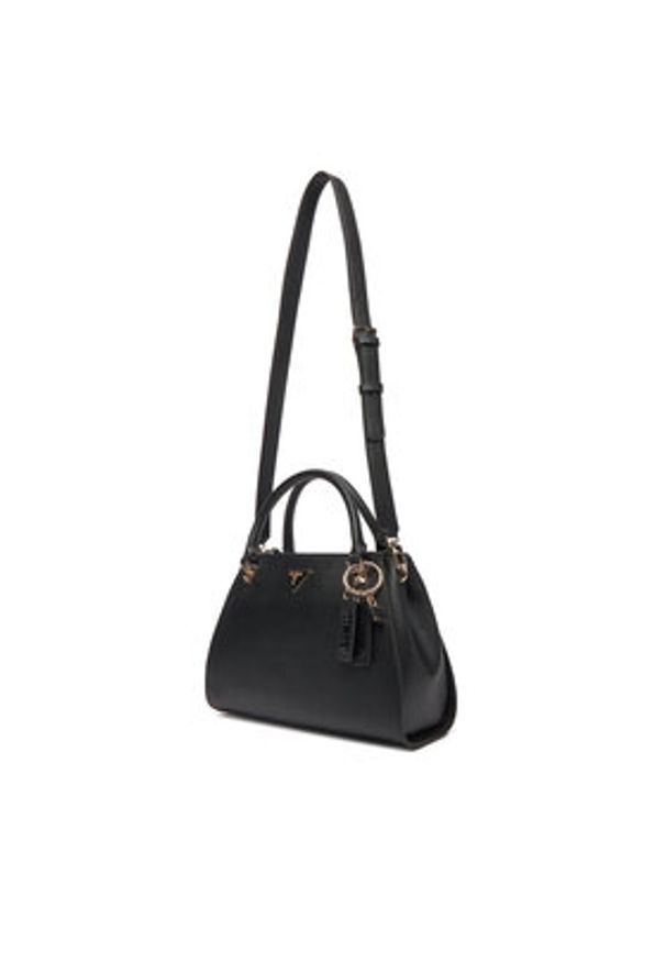 Guess Torebka Noelle II HWZG96 72070 Czarny. Kolor: czarny. Materiał: skórzane