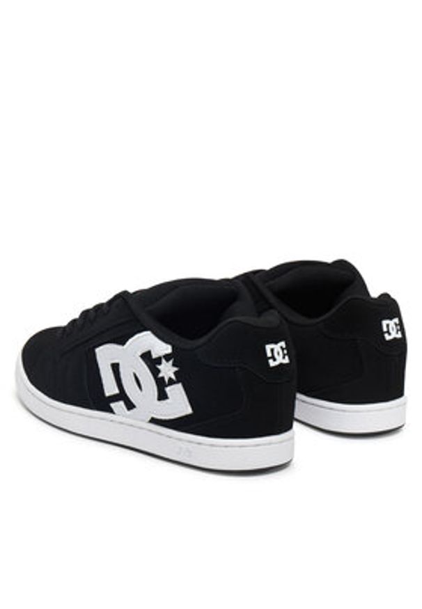 DC Sneakersy NET 302361-BLW Czarny. Kolor: czarny. Materiał: materiał