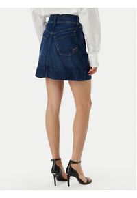 BOSS Spódnica jeansowa 50559404 Niebieski Regular Fit. Kolor: niebieski. Materiał: bawełna #5