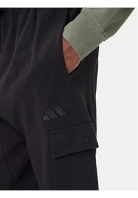Adidas - adidas Spodnie dresowe ALL SZN French Terry JN0580 Czarny Loose Fit. Kolor: czarny. Materiał: bawełna #5