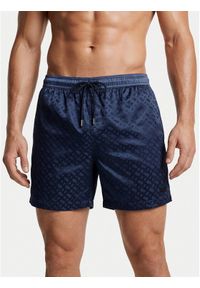 BOSS Szorty kąpielowe Jacques 50561181 Granatowy Regular Fit. Kolor: niebieski. Materiał: syntetyk #1