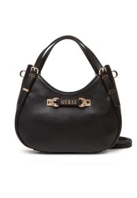 Guess Torebka Lefia HWBG96 44050 Czarny. Kolor: czarny. Materiał: skórzane