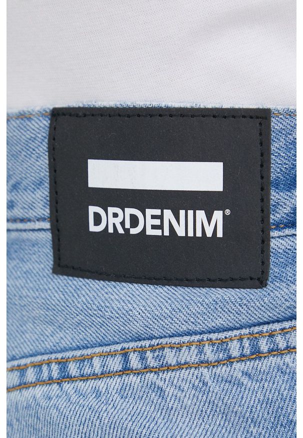 Dr. Denim jeansy damskie high waist. Stan: podwyższony. Kolor: niebieski