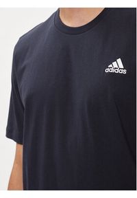 Adidas - adidas T-Shirt Essentials Single Jersey Embroidered Small Logo T-Shirt HY3404 Niebieski Regular Fit. Kolor: niebieski. Materiał: bawełna #6