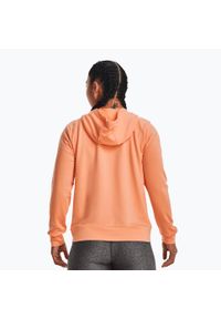 Bluza fitness damska Under Armour Rival Terry FZ Hoodie. Kolor: pomarańczowy. Sport: fitness