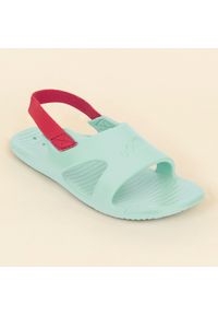 NABAIJI - Sandały basenowe dla dzieci Nabaiji Slap 100 Basic. Kolor: różowy. Wzór: gładki. Styl: sportowy #1