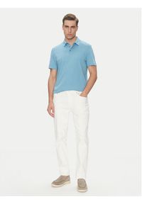 Calvin Klein Polo Supima LV04LB276G Niebieski Regular Fit. Typ kołnierza: polo. Kolor: niebieski. Materiał: bawełna #4