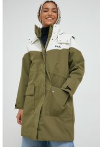 Fila kurtka damska kolor zielony przejściowa. Kolor: zielony #1