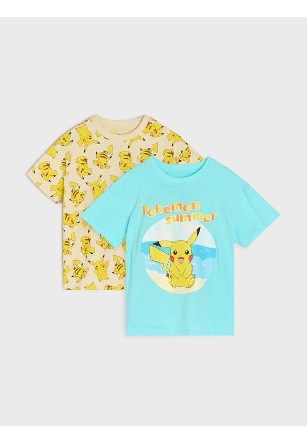 Sinsay - Koszulki 2 pack Pokémon - wielobarwny
