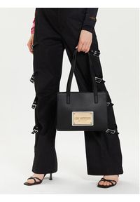 Love Moschino - LOVE MOSCHINO Torebka JC4356PP0IK1200A Czarny. Kolor: czarny. Materiał: skórzane #4