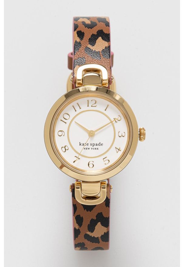 Kate Spade Zegarek damski. Materiał: skóra, materiał