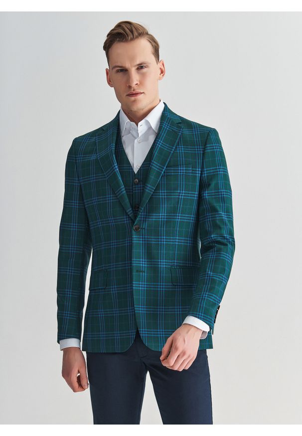 Pako Lorente - PAKO LORENTE – Marynarka męska P22SP-3X-006-Z-S. Materiał: wełna