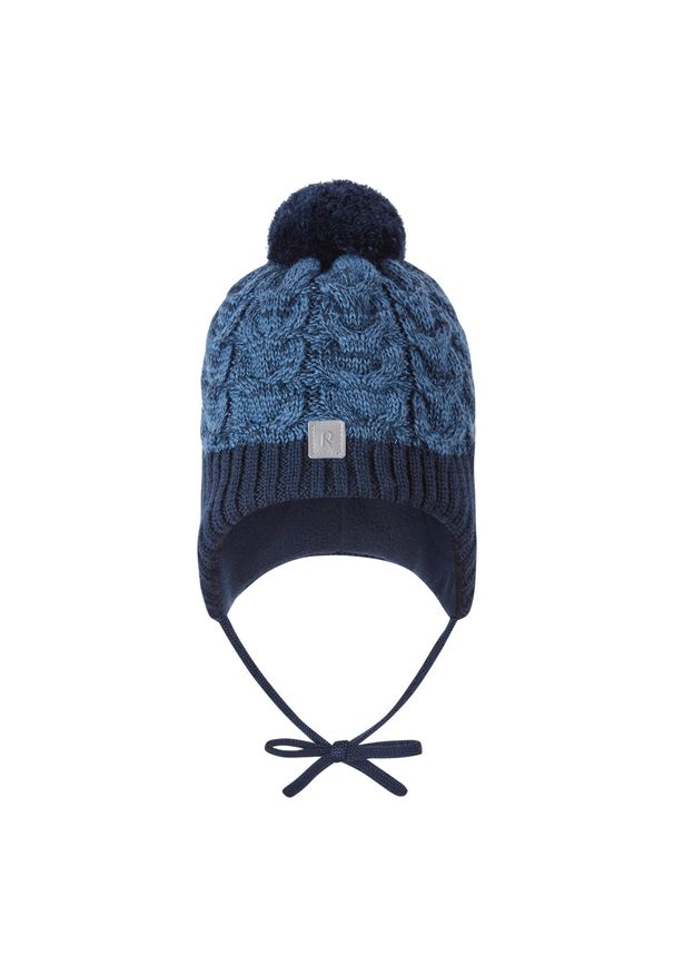 Maska dziecięca Reima Paljakka. Kolor: niebieski. Materiał: polar