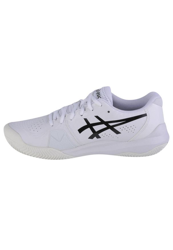 Asics - Buty do tenisa męskie, ASICS Gel-Challenger 14 Clay. Zapięcie: sznurówki. Kolor: czarny, biały, wielokolorowy. Materiał: syntetyk, tkanina, materiał. Szerokość cholewki: normalna. Sport: tenis