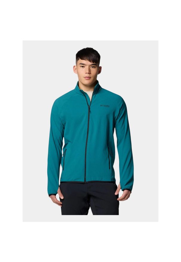 columbia - Sweter męski Columbia Spectre Ridge Tech FZ II. Kolor: zielony. Materiał: polar